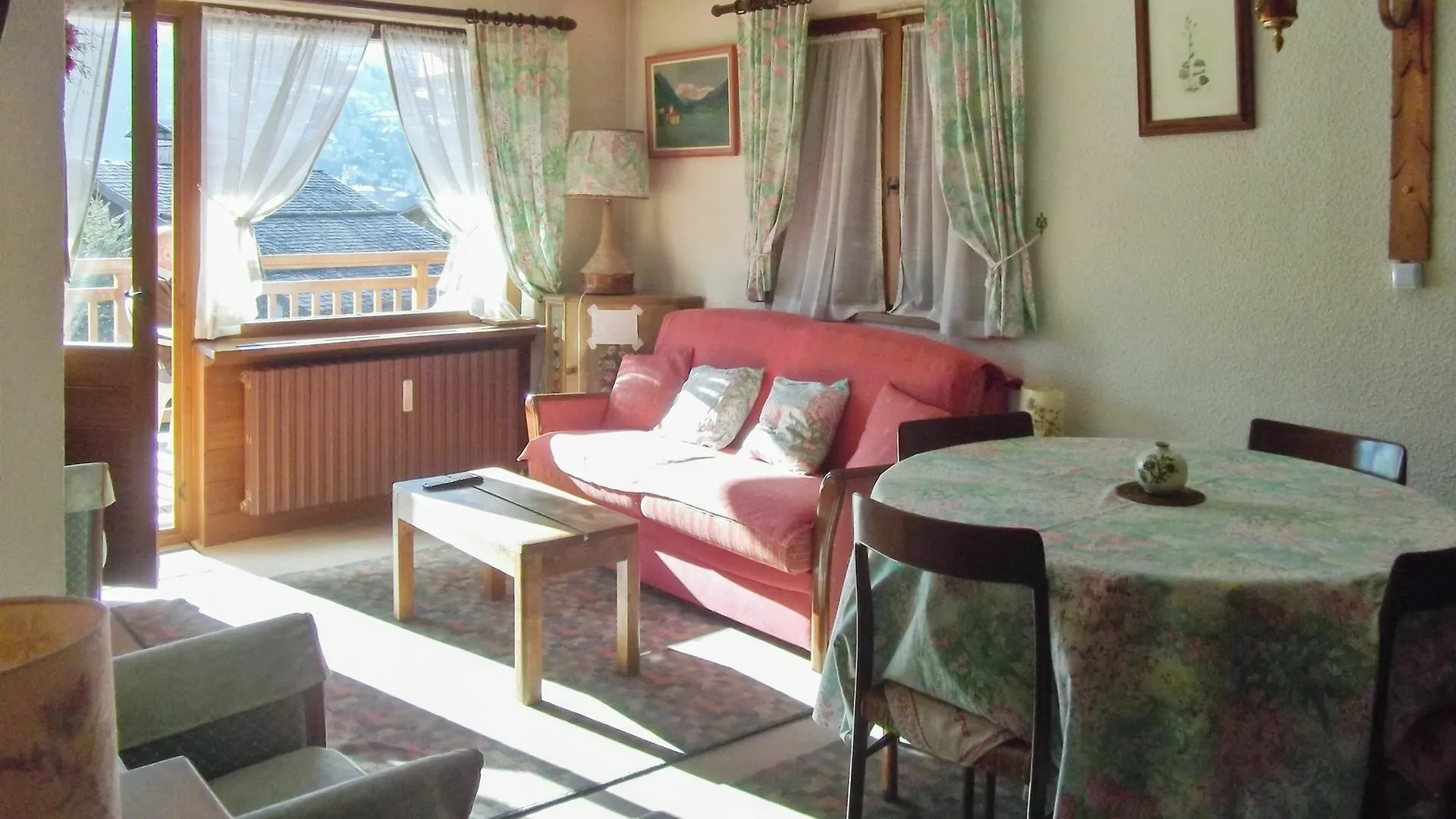 Comfortable, 1-Bedroom Apartment In Megeve With Mountain Views At The